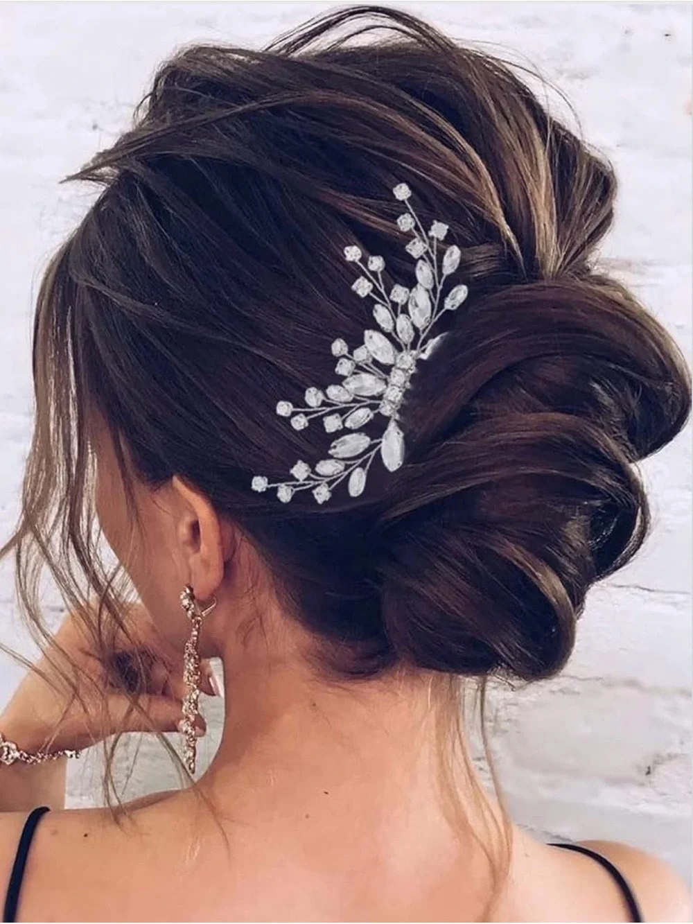 Crystal Floral Hair Comb